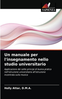 manuale per l'insegnamento nello studio universitario