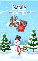 Natale bambini libro da colorare