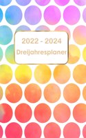 3-Jahres-Monatsplaner 2022-2024