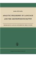 Analytic Philosophy of Language and the Geisteswissenschaften