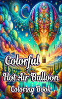 Colorful Hot Air Balloon Coloring Book