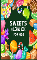 Sweets Coloring Book For Kids