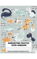 Handwriting Practice Paper Workbook Primary Composition Notebook