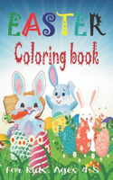 Easter coloring Book For Kids . Ages 4-8,