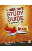 Glencoe Math Accelerated, Interactive Study Guide: A Pre-algebra Program: Common Core Edition