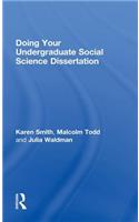 Doing Your Undergraduate Social Science Dissertation