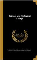 Critical and Historical Essays