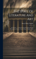 Spirit Of Literature And Art