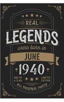 Real Legends were born in June 1940