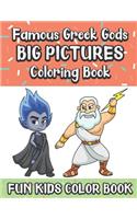 Famous Greek Gods Big Pictures Coloring Book Fun Kids Color Book