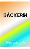 Bäckerin Notizbuch