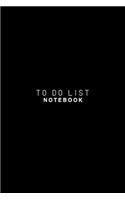 To Do List Notebook: Lined Checklist Notebook/Journal, To-Do List, Agenda, Task Notepad, And More For Men, Women, Kids And Teens With Minimalist Design Cover