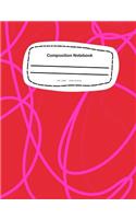 Composition Notebook: 7.44 x 9.69, 18.90 x 24.61cm - Wide Rule School Notebook Journal