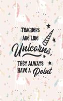 Teacher Are Like Unicorns, They Always Have a Point