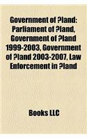 Government of Aland: Parliament of Aland, Government of Aland 1999-2003, Government of Aland 2003-2007, Law Enforcement in Aland(English)