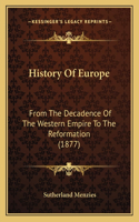 History Of Europe