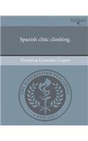 Spanish Clitic Climbing