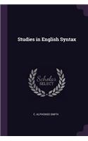 Studies in English Syntax