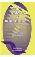 System Specification & Design Languages