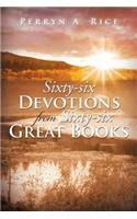 Sixty-Six Devotions from Sixty-Six Great Books: (English)
