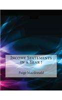 Income Statements in a Year !
