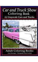 Car and Truck Show Coloring Book 25 Grayscale Cars and Trucks