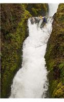Riding a Kayak Down a Waterfall in Oregon Extreme Sports Journal: 150 Page Lined Notebook/Diary