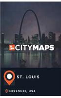City Maps St. Louis Missouri, USA