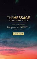 Message Devotional Bible, Large Print (Softcover)