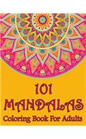 101 Mandalas Coloring Book For Adults