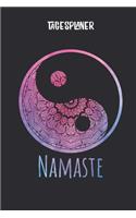 Tagesplaner mit Namaste Yin Yang Mandala
