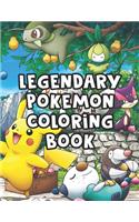 Legendary Pokemon Coloring Book