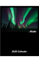 2020 Alaska Calendar: Alaskan Gifts - A 52-Week Weekly Planner (Polar Lights)