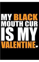 My Black Mouth Cur Is My Valentine