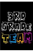 3rd Grade Team: Lined A5 Notebook for Students and School Journal