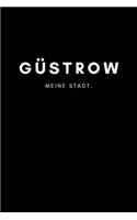 Güstrow: Notizbuch, Notizblock - DIN A5, 120 Seiten - Liniert, Linien, Lined - Deine Stadt, Dorf, Region und Heimat - Notizheft, Notizen, Block, Planer