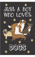 Just A Boy Who Loves Dogs