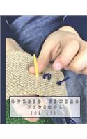 Guided sewing journal for kids