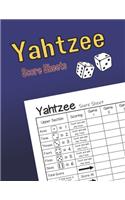 Yahtzee Score Sheets