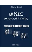 Blank Sheet Music Notebook music books for guitar with chords