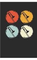 Trombone Retro Circle: Trombones Notebook, Dotted Bullet (6" x 9" - 120 pages) Musical Instruments Themed Notebook for Daily Journal, Diary, and Gift
