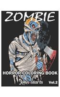 Zombie Horror Coloring Book