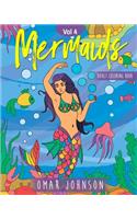 Mermaids Adult Coloring Book Vol 4