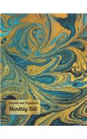 Planner and Organizer Monthly Bill