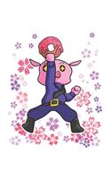 Funny Police Pig Notebook: Graph Paper Journal 6x9 - 120 Pages
