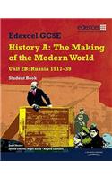 Edexcel GCSE Modern World History Unit 2B Russia 1917-39 Student Book