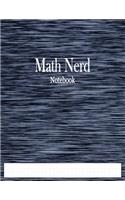 Math Nerd Notebook: 1/4" Dot Grid Graph Paper Ruled