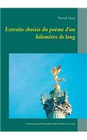 Extraits choisis du poème d'un kilomètre de long: Extrait du poème Des parcelles d'espoir à l'écho de ce monde