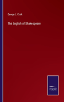 English of Shakespeare