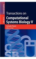 Transactions on Computational Systems Biology V
